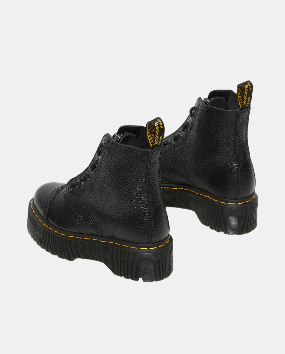 Botas Sinclair em Pele Preto-3