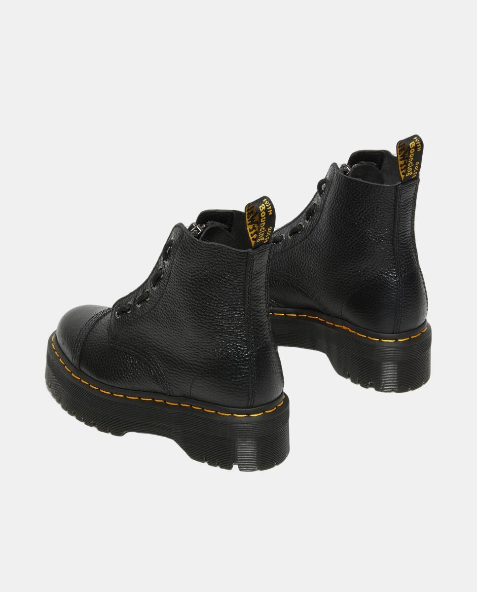 Botas Sinclair em Pele Preto-3