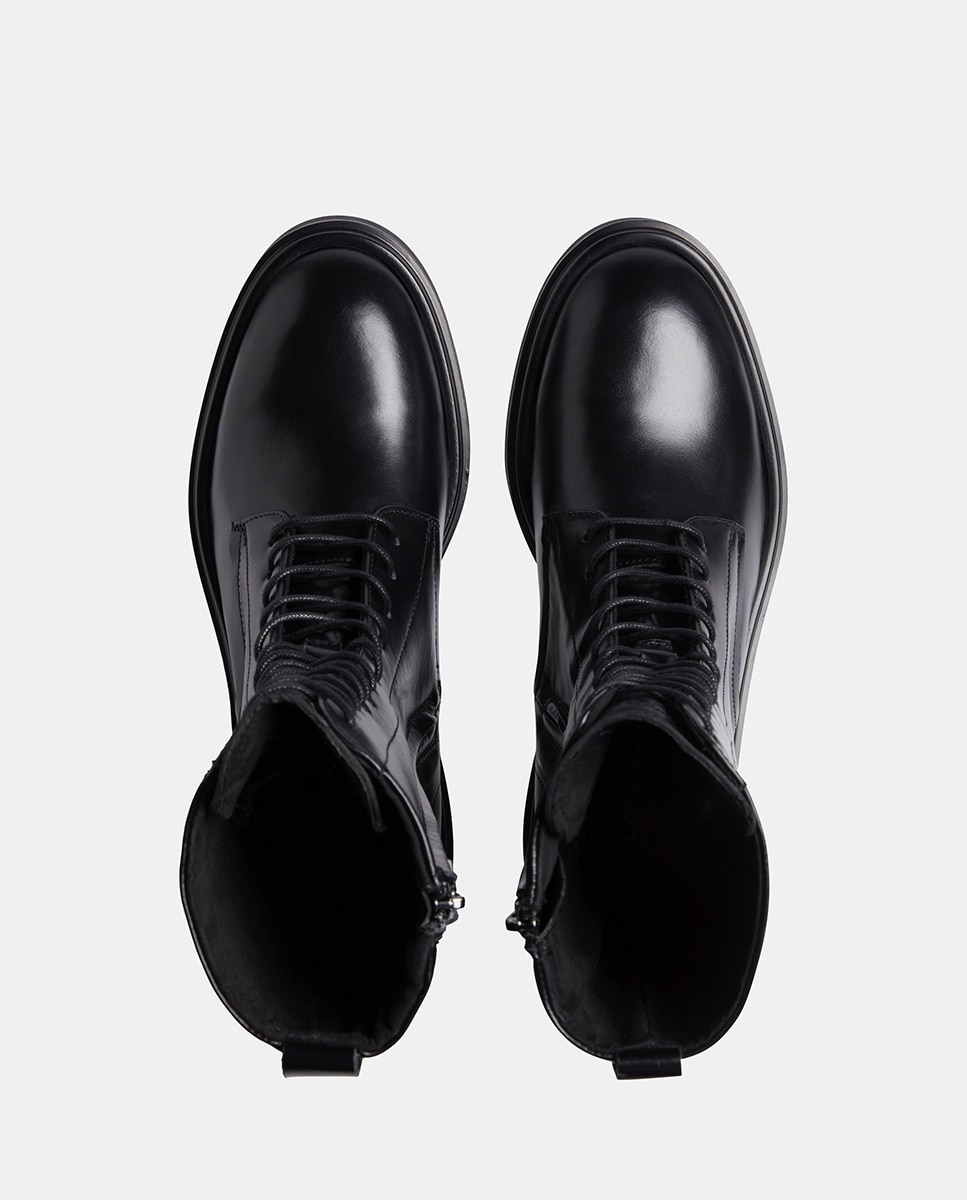 Botins em Pele Preto-4