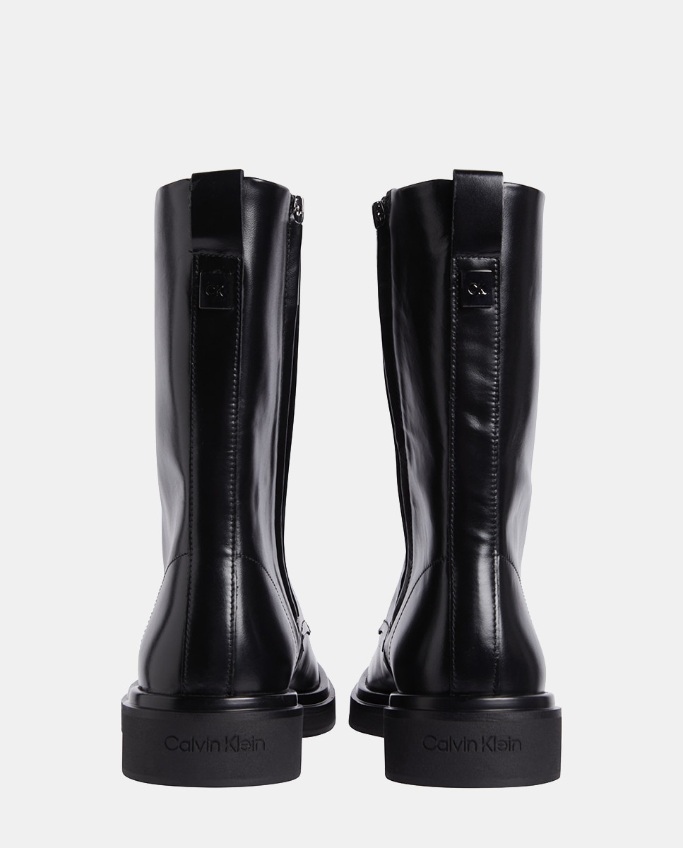 Botins em Pele Preto-5