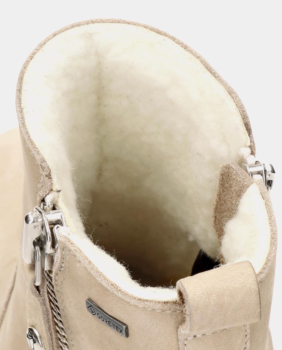 Botins em Pele e com Forro de Goretex Cru-6