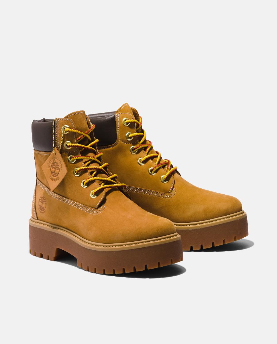 Botas 6-Inch Impermeáveis Mostarda-4