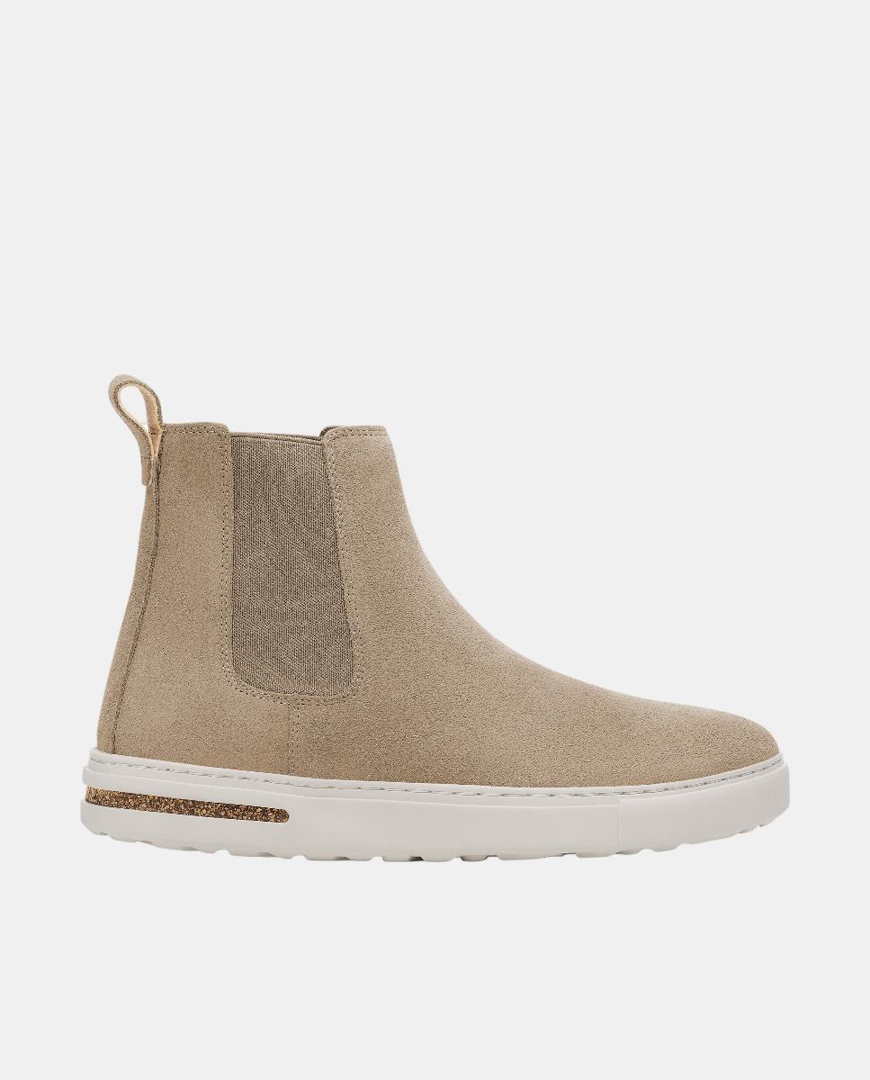 Sapatilhas Estilo Botins em Camurça Castanho taupe-1