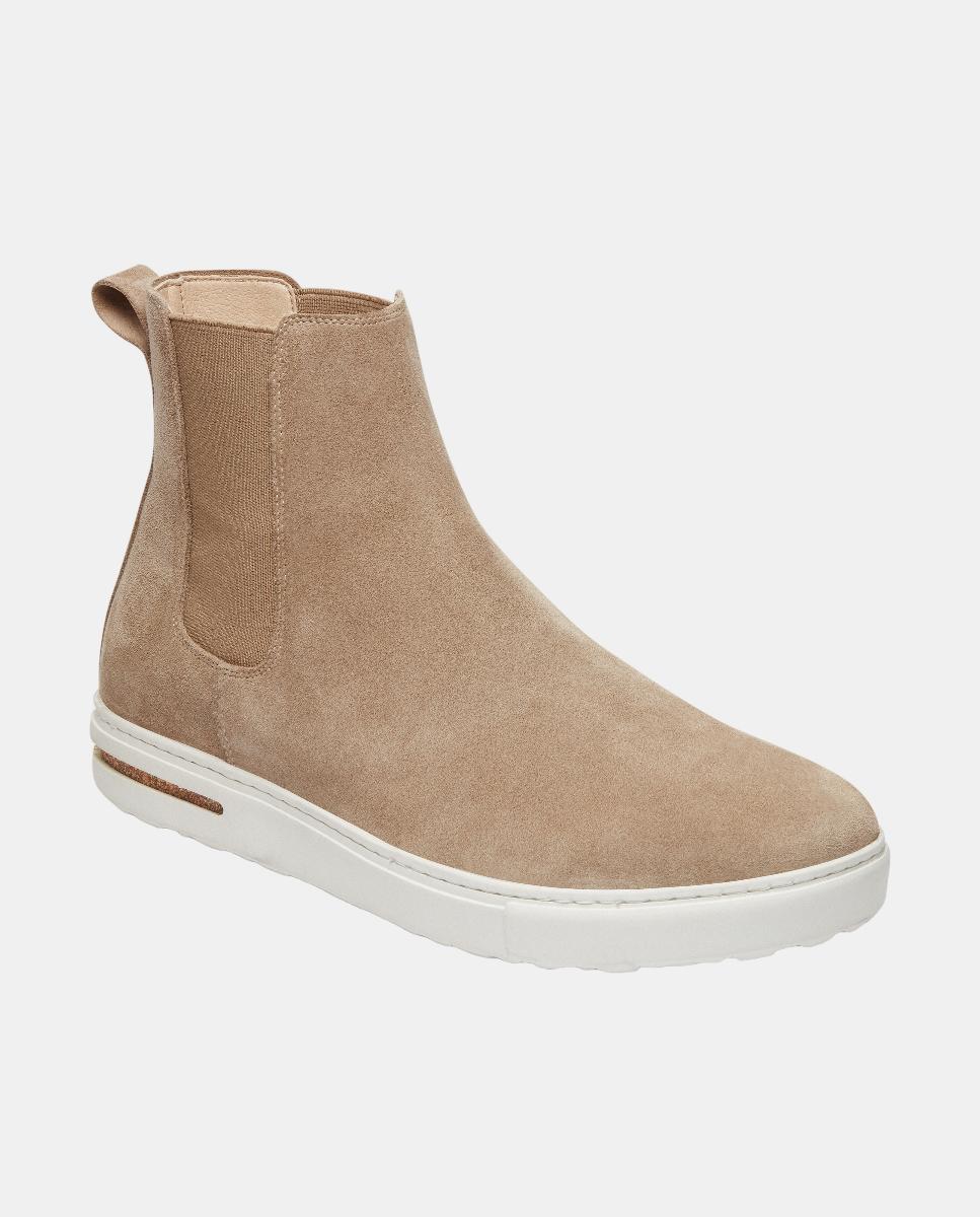 Sapatilhas Estilo Botins em Camurça Castanho taupe-2