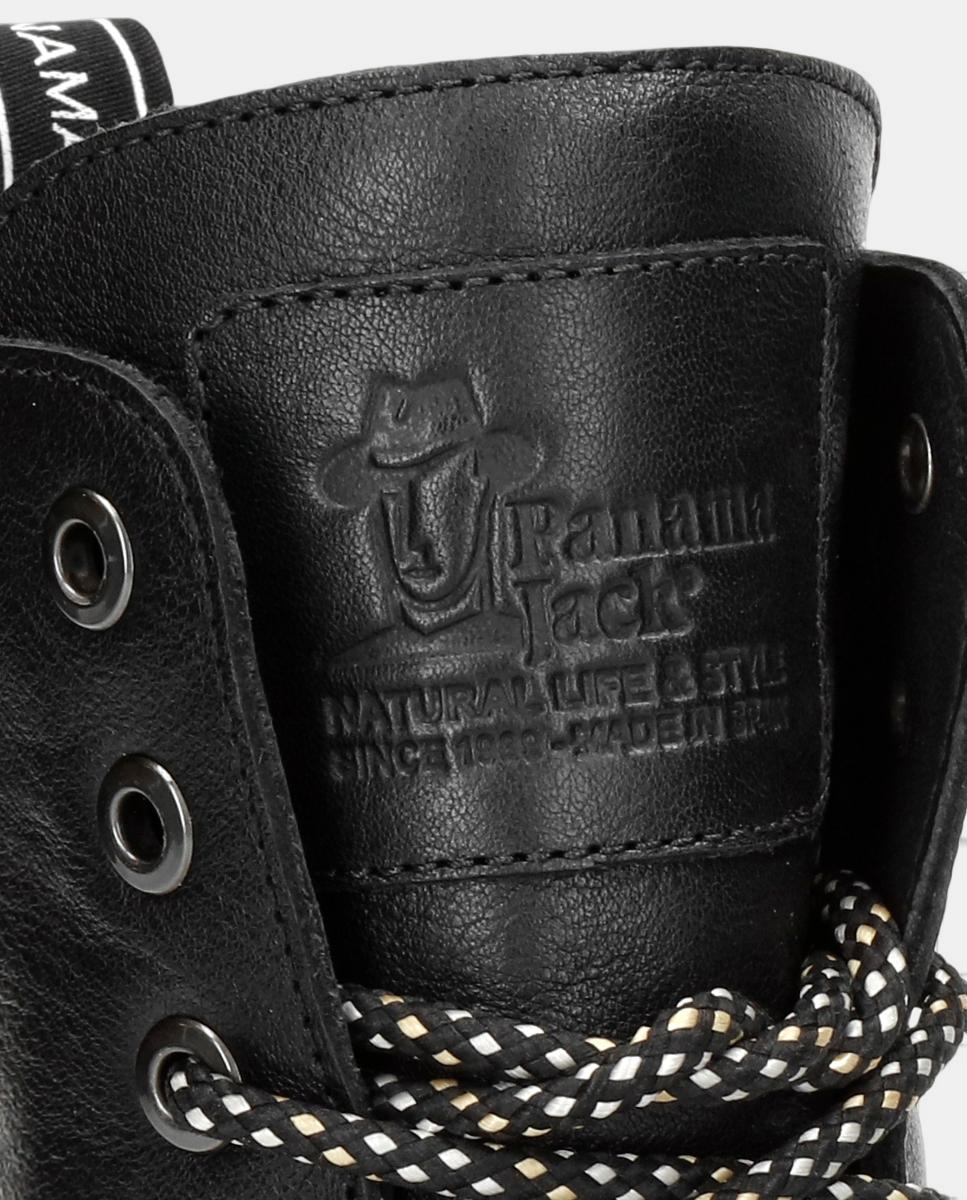 Botas em Pele e com Forro de Goretex Preto-6