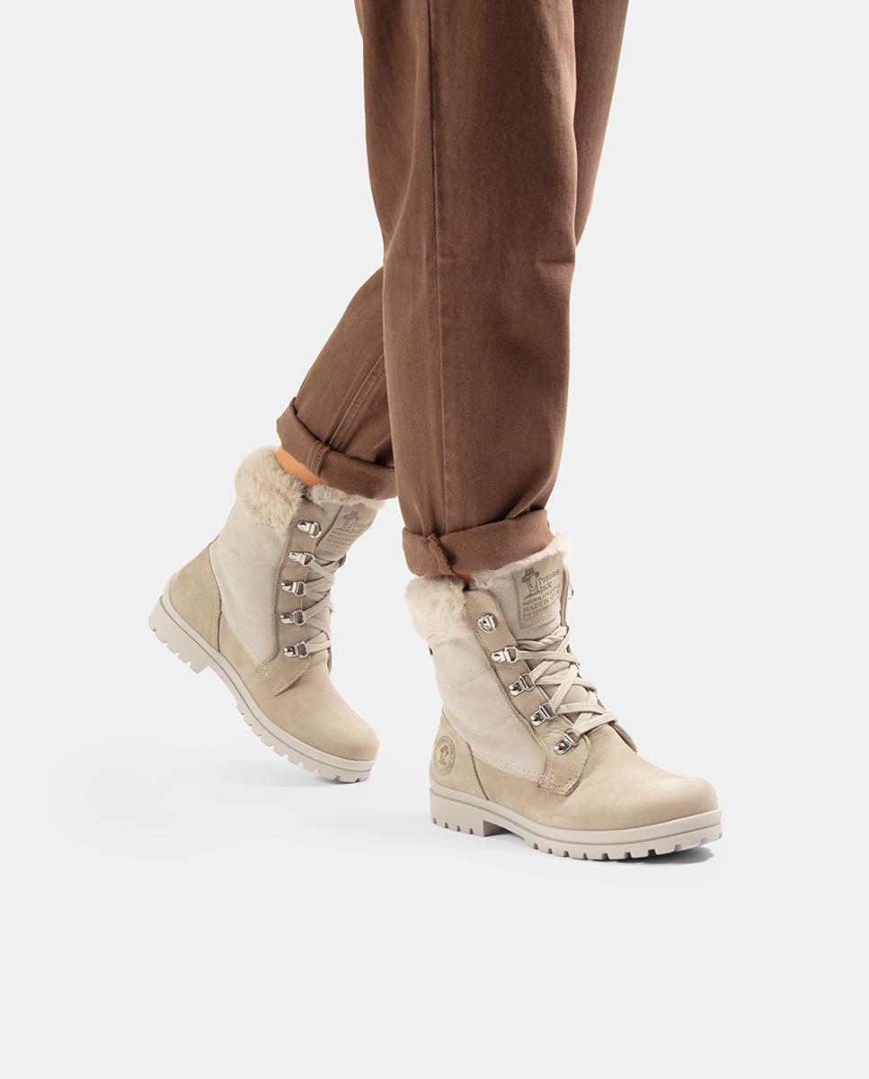 Botas em Pele e com Forro de Goretex Natural-2