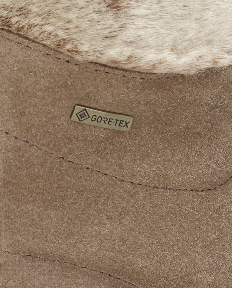 Botas em Pele e com Forro de Goretex Cinzento-7