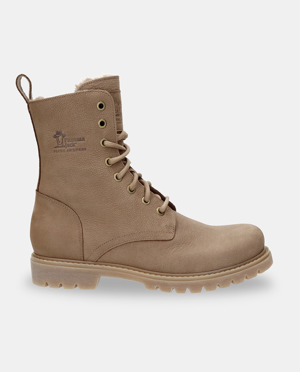Imagem 0 de Botas em Pele e com Forro de Pelo Sintético