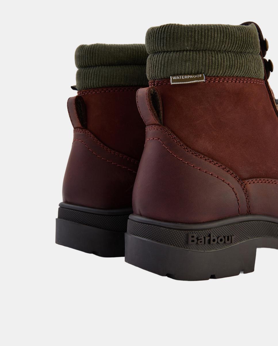 Botins com Atacadores Castanho-4