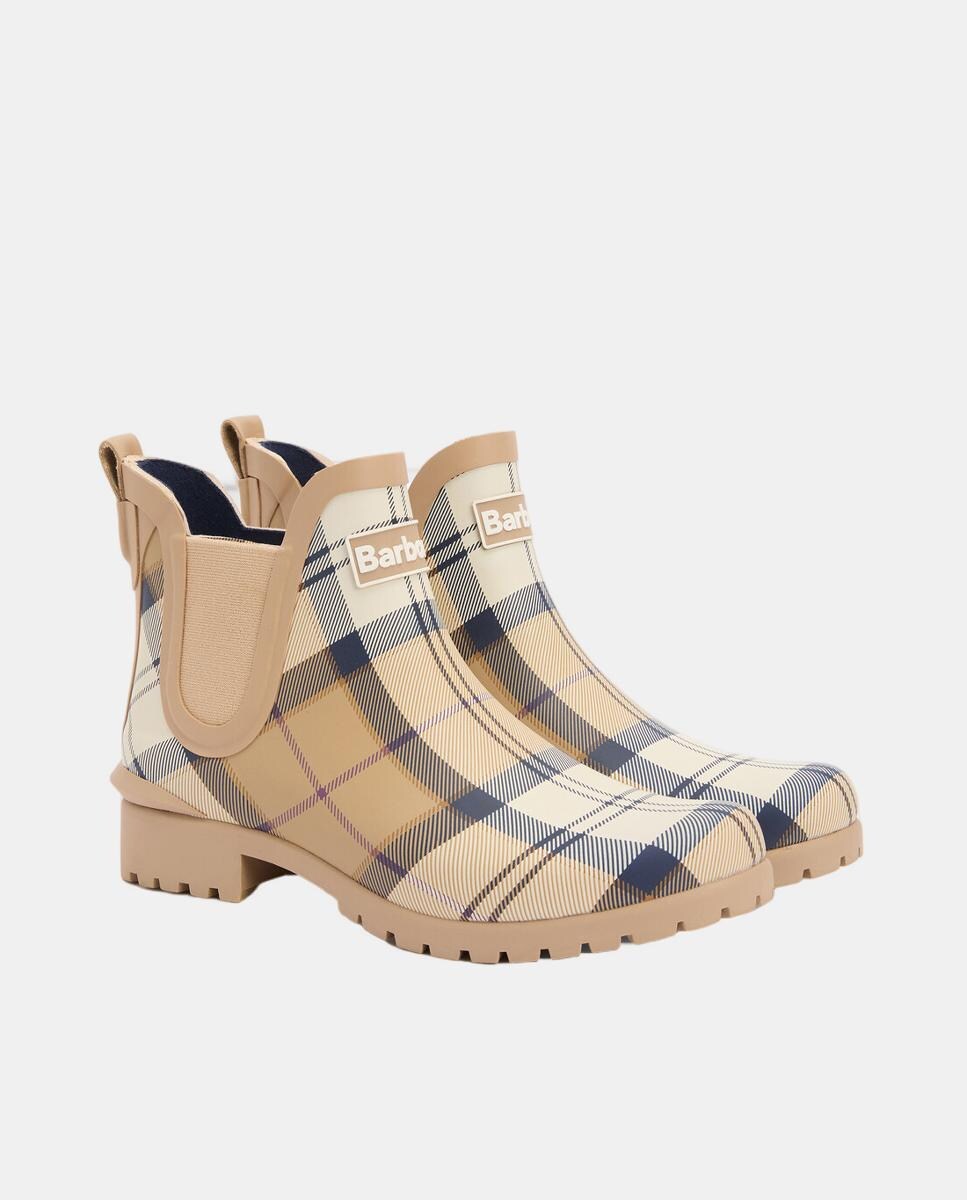 Galochas Tartã Bege-2