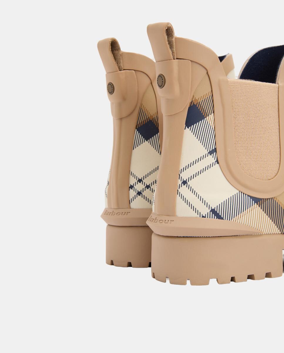 Galochas Tartã Bege-5