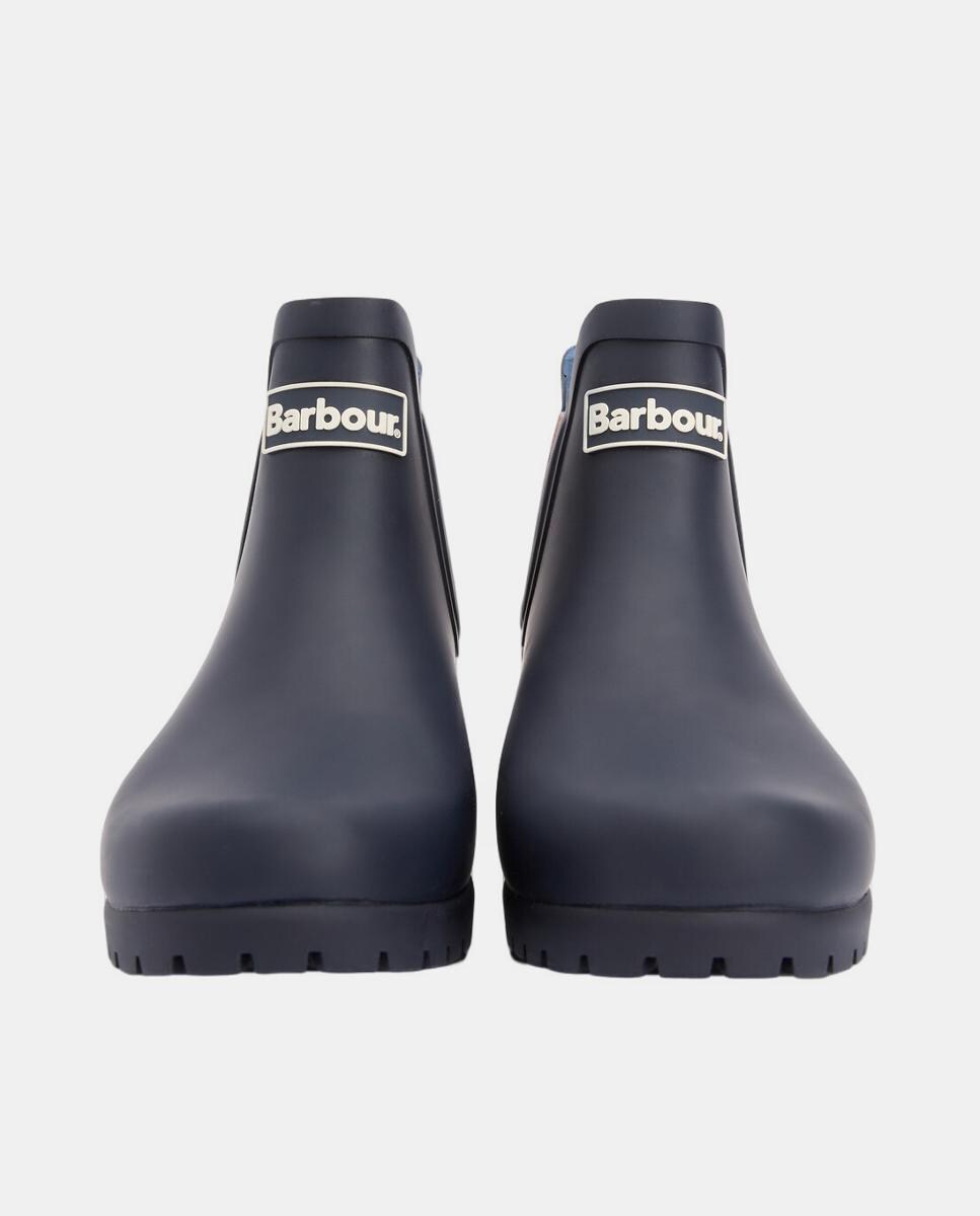 Galochas Tartã Azul-marinho-4