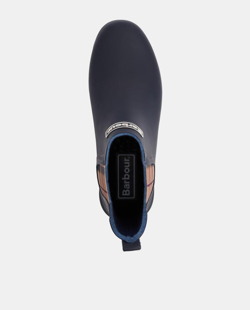 Galochas Tartã Azul-marinho-8