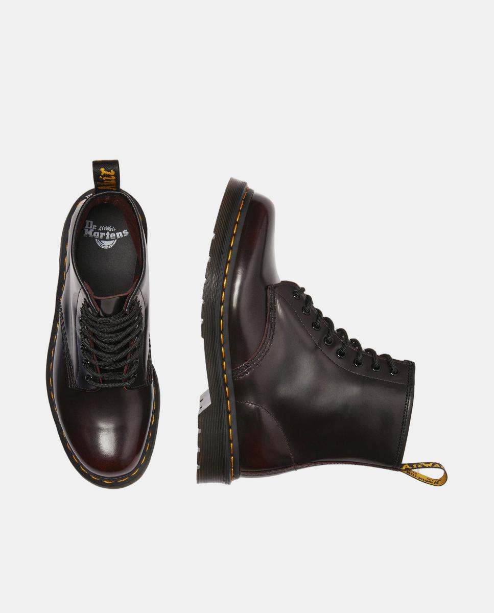 Botas 1460 em Pele Vermelho-cereja-5