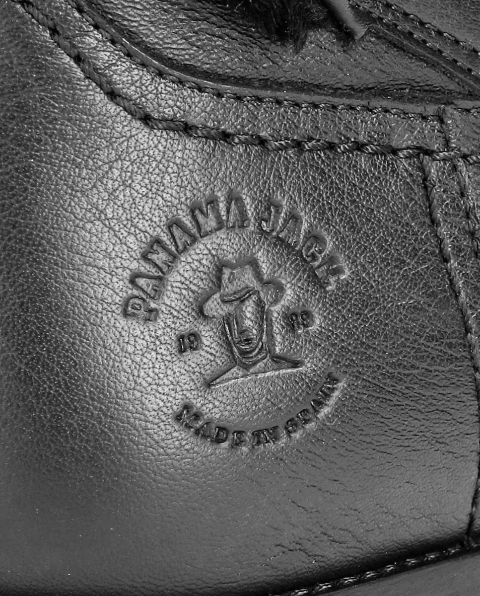 Botas de mujer en piel con forro de pelo sintético - Panama Jack - Negro Negro-8