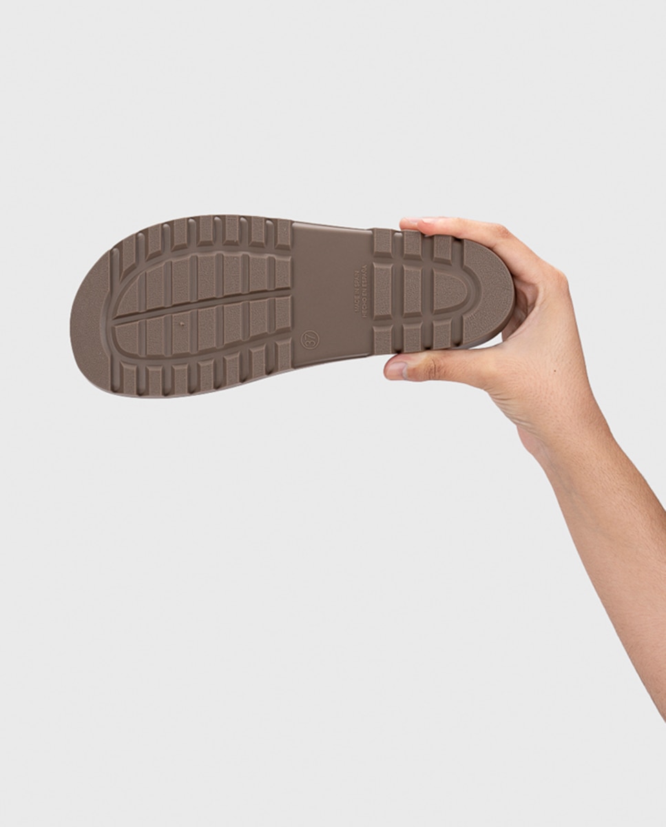 Galochas Tipo Botins Estilo Chelsea Mate Barefoot Castanho taupe-5