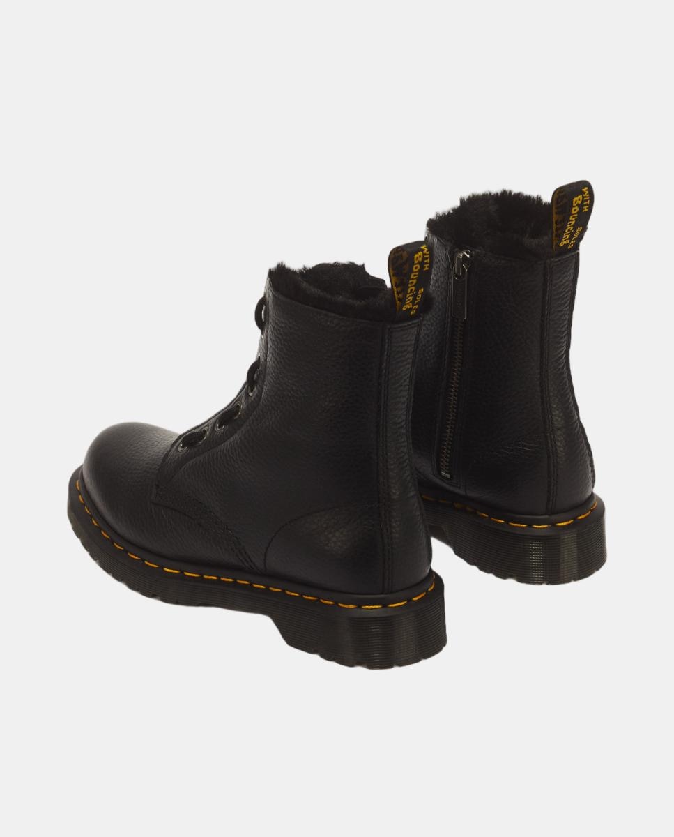 Botas 1460 Serena de mulher em pele Nappa Preto-3