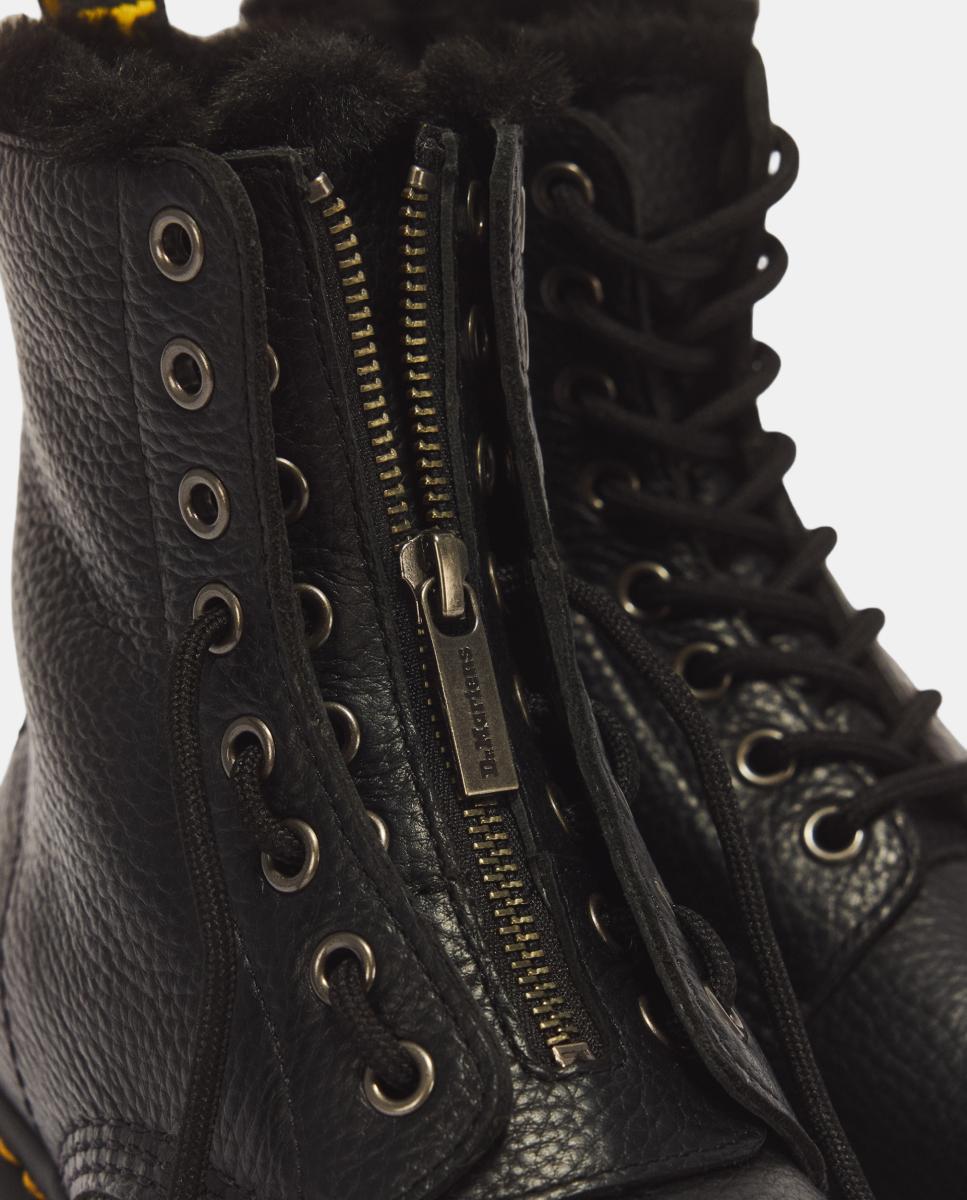 Botas 1460 Serena de mulher em pele Nappa Preto-4