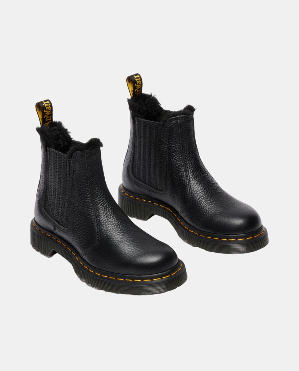 Botas Chelsea 2976 Leonore II de mulher em pele macia com forro sintético Preto-2