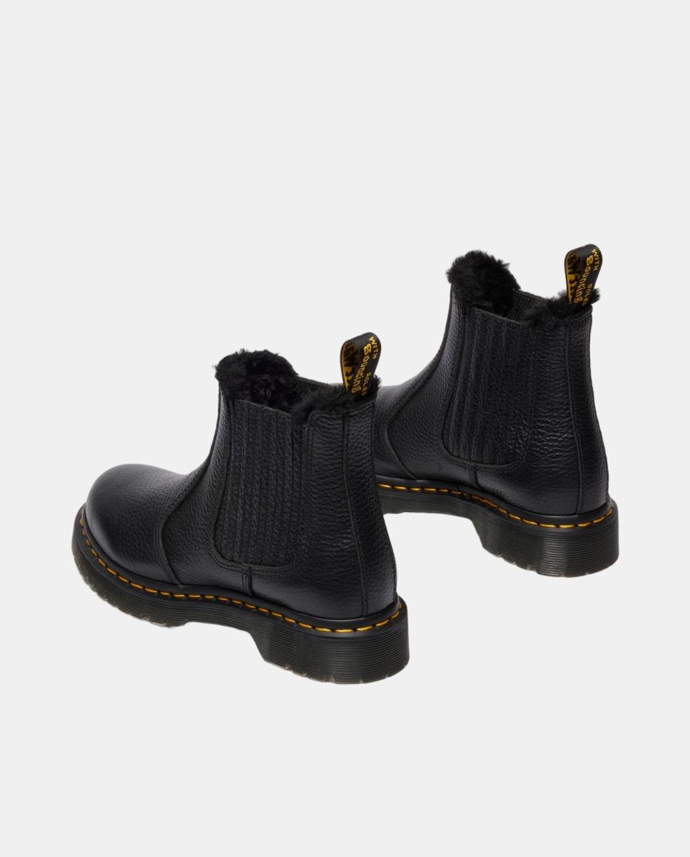 Botas Chelsea 2976 Leonore II de mulher em pele macia com forro sintético Preto-3