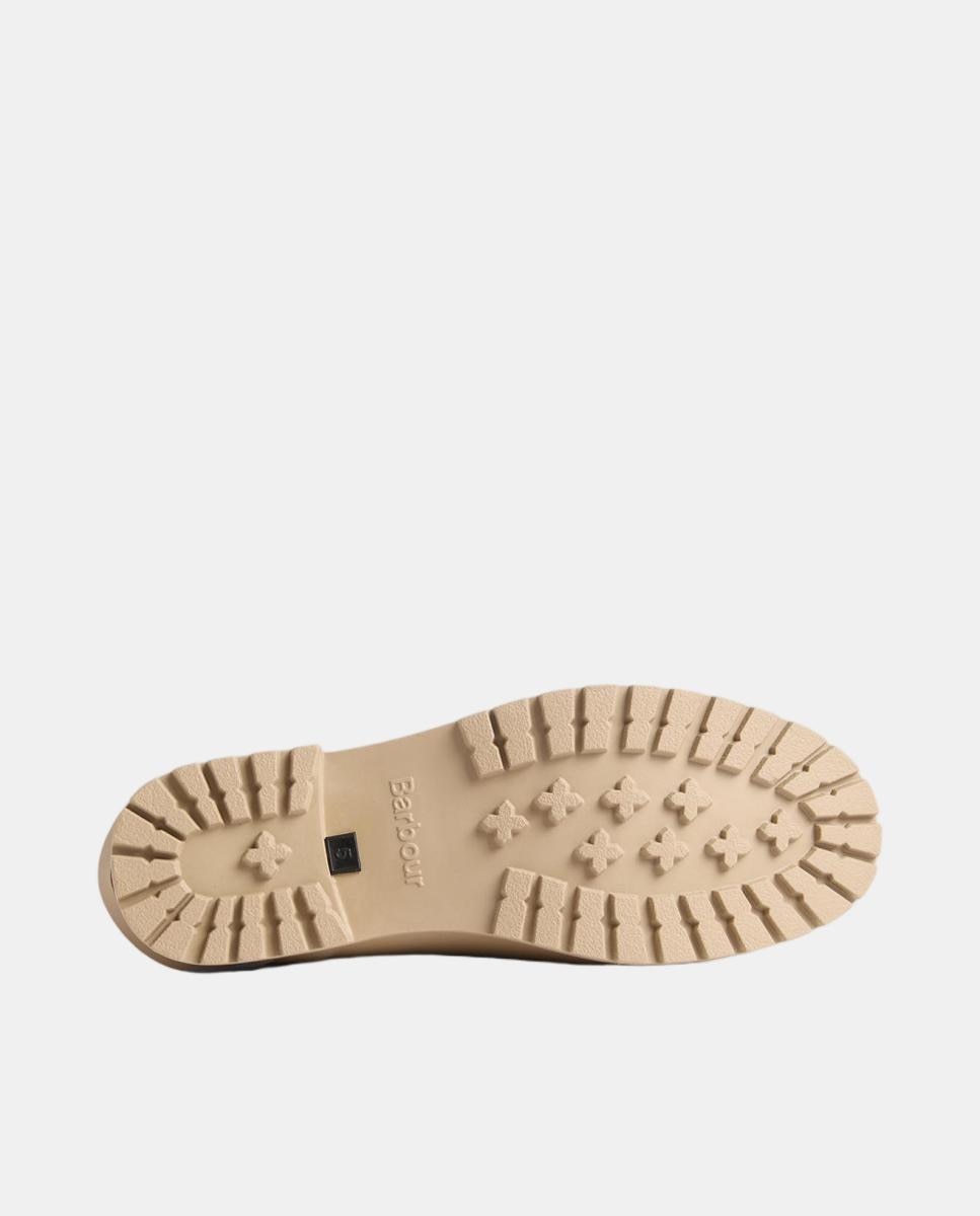 Botins Rasos de Borracha Bege-5