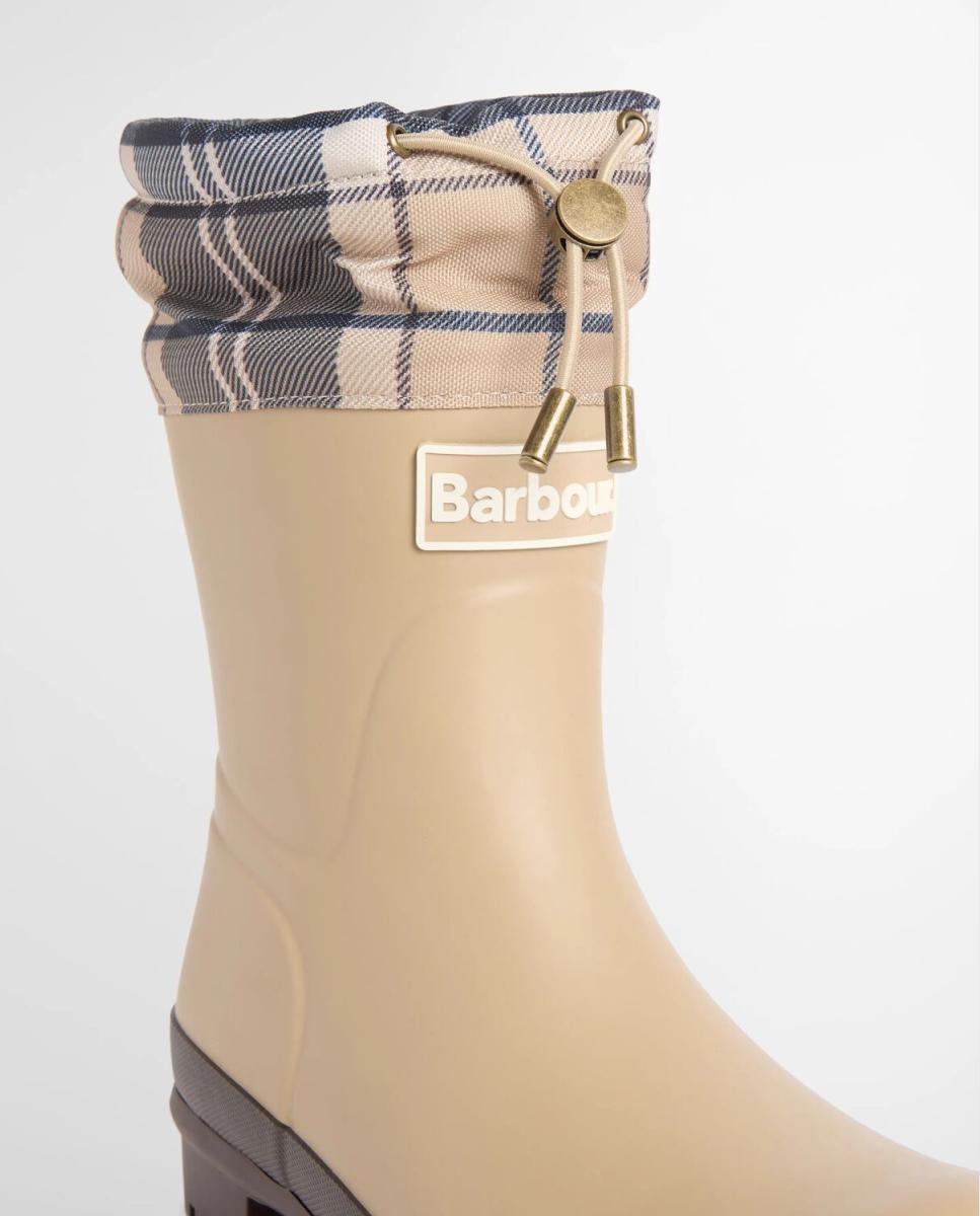 Botins Rasos de Borracha Bege-4