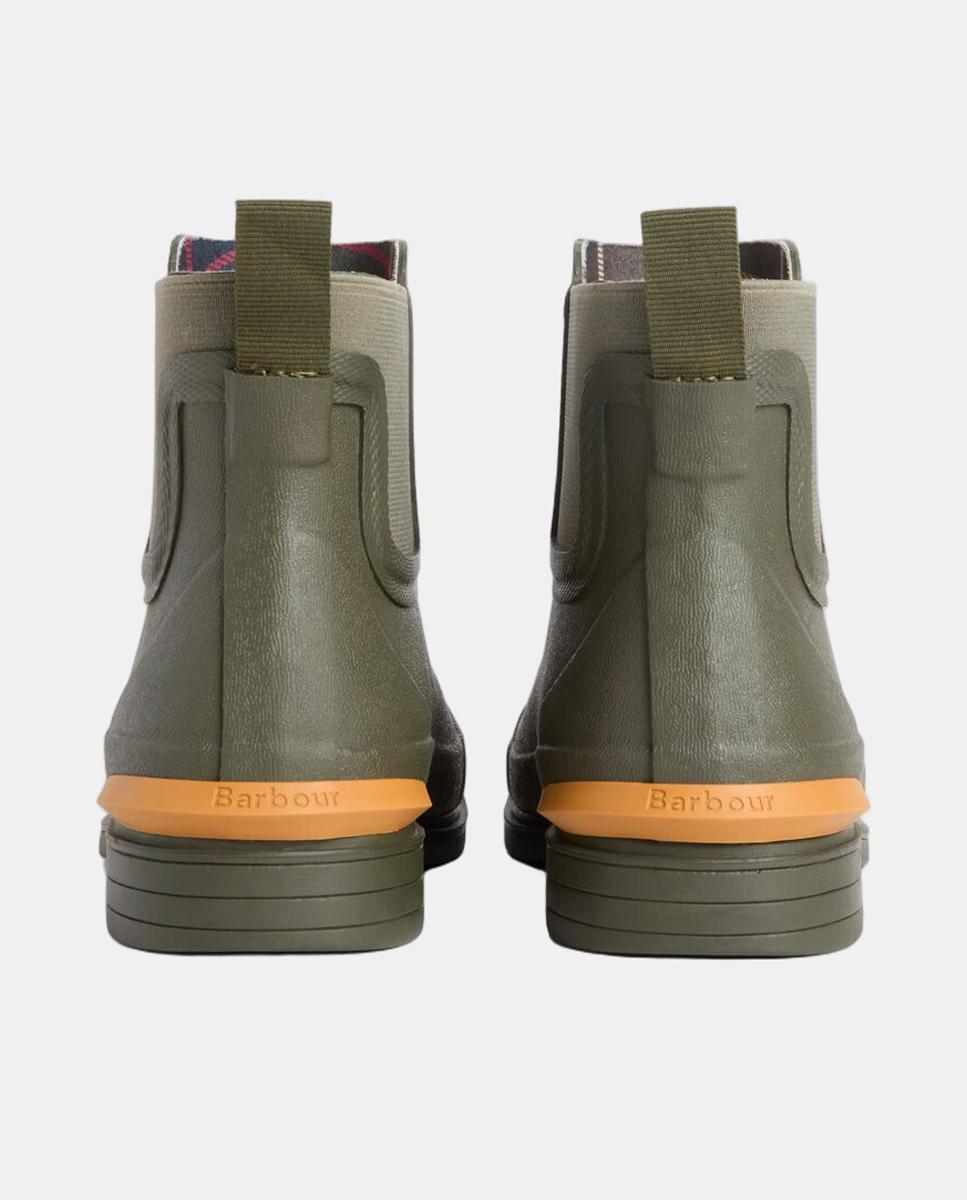 Botin plano de agua de mujer de goma - Barbour - Verde militar Verde militar-3