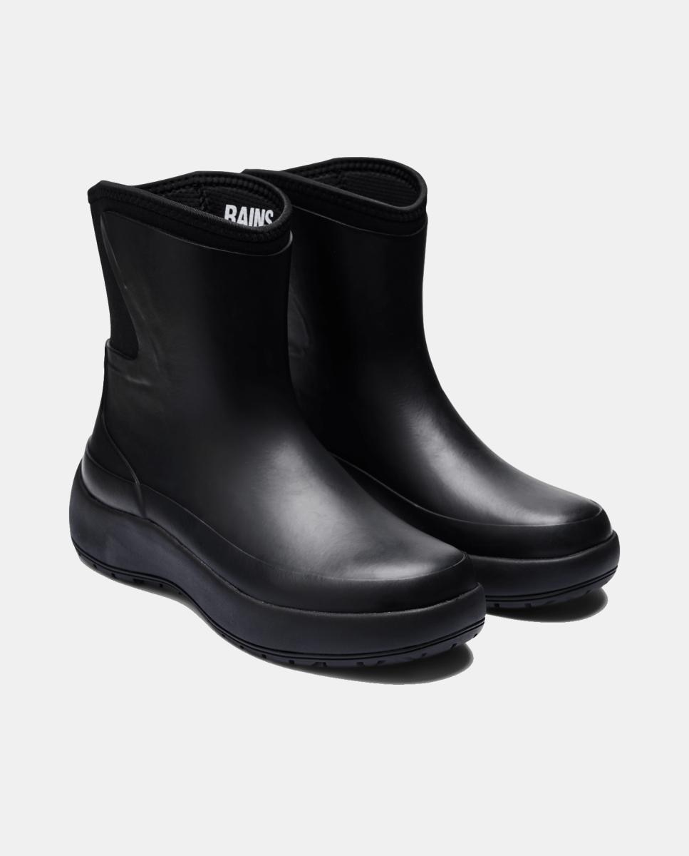 Bota de cano medio impermeável Rains Dry Boot Mid Preto mate-3