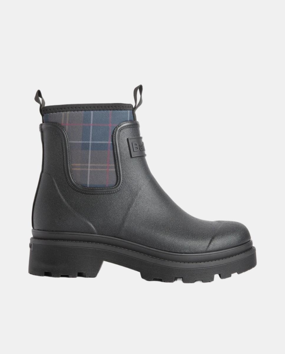 Botin plano de agua de mujer sintetico - Barbour - Negro Negro-1