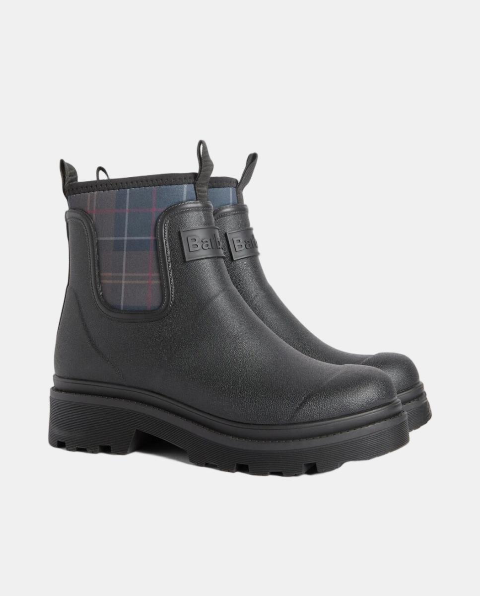 Botin plano de agua de mujer sintetico - Barbour - Negro Negro-5