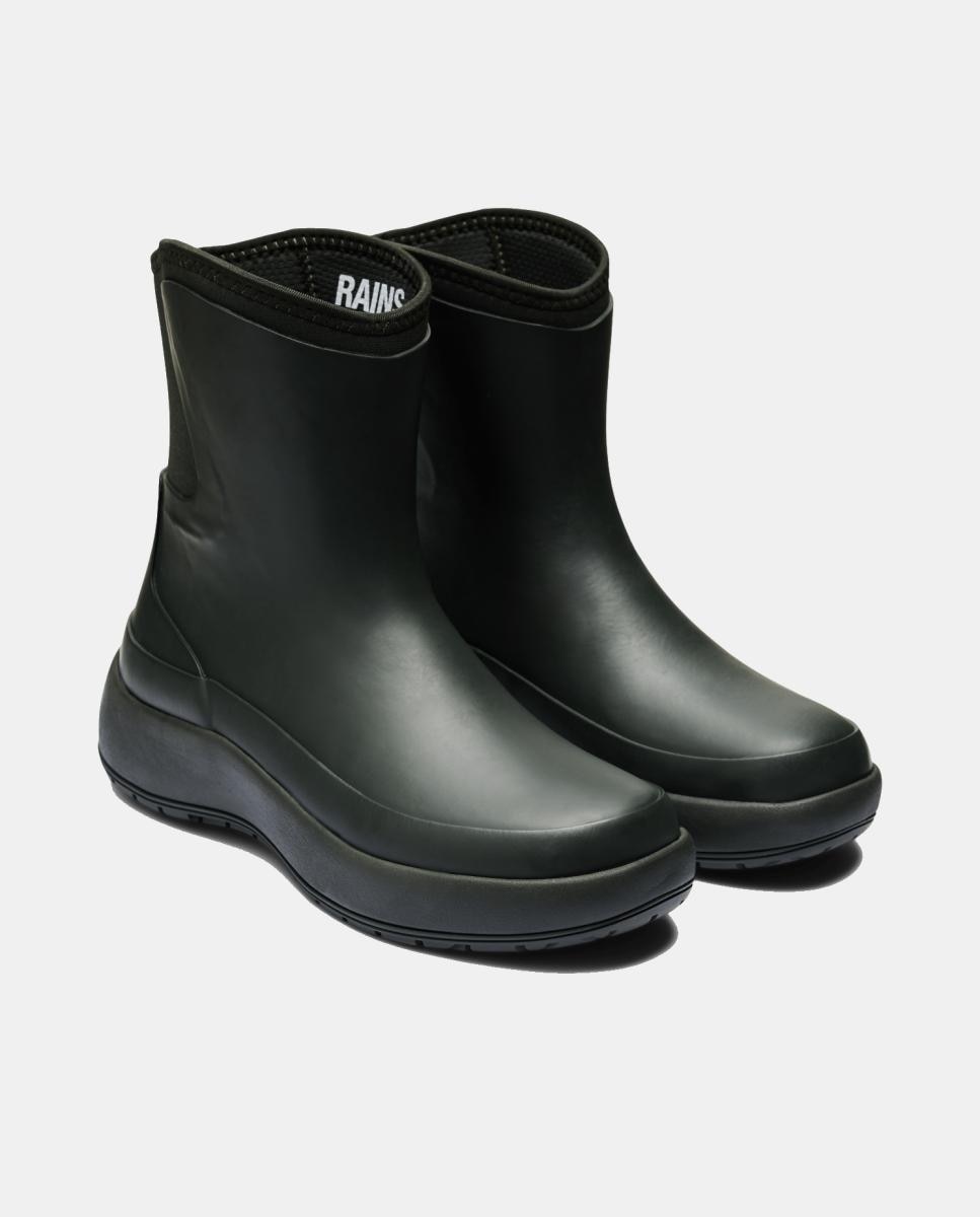 Bota de cano medio impermeável Rains Dry Boot Mid Verde-militar-2