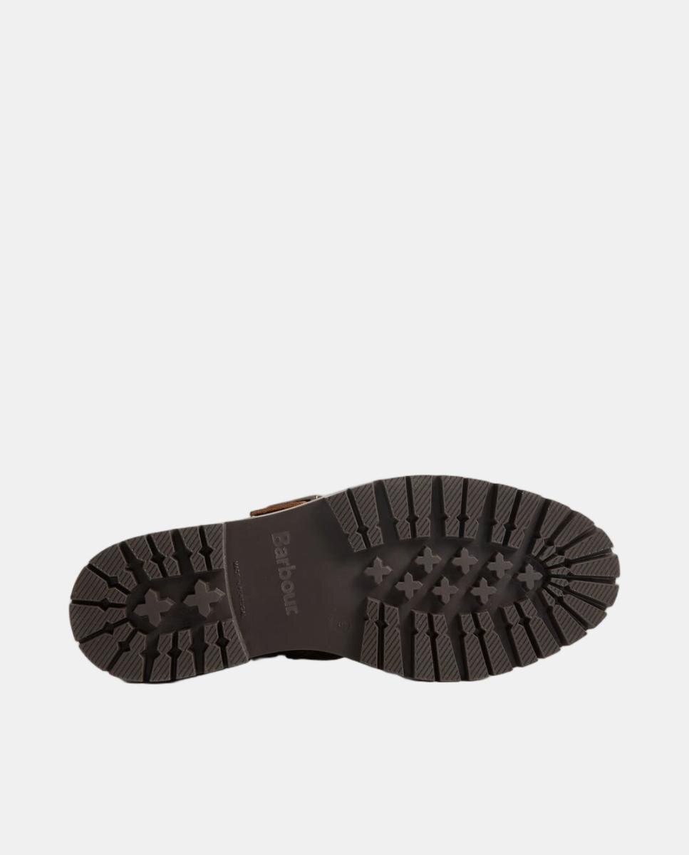 Botin tipo militar de mujer de piel - Barbour - Marrón Marrón-5