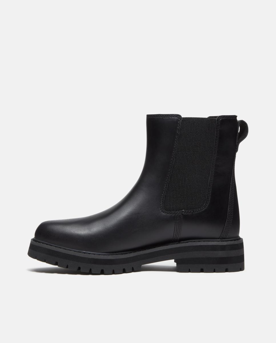 Botins Chelsea em Pele Britton Drive Preto-5