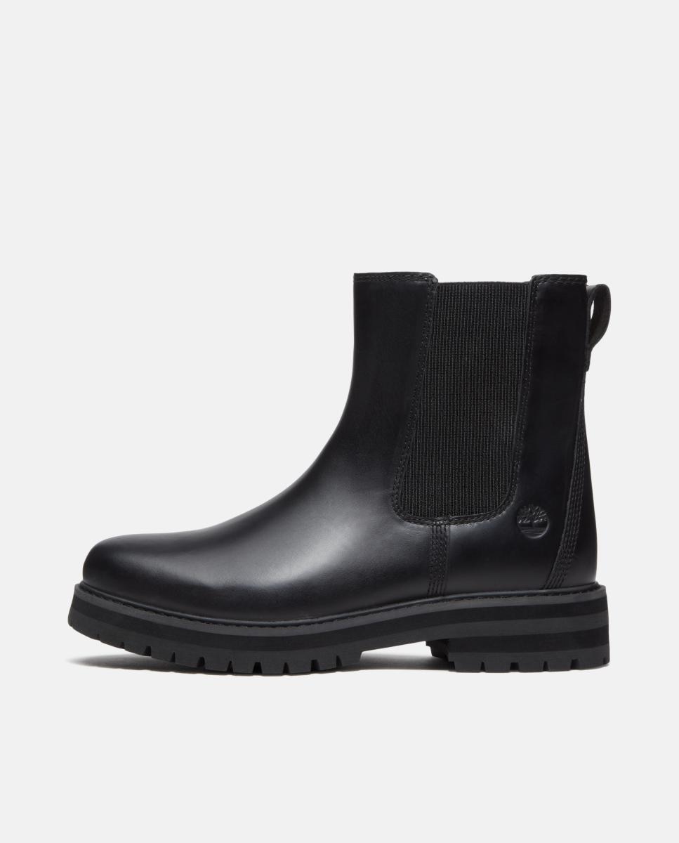 Botins Chelsea em Pele Britton Drive Preto-7