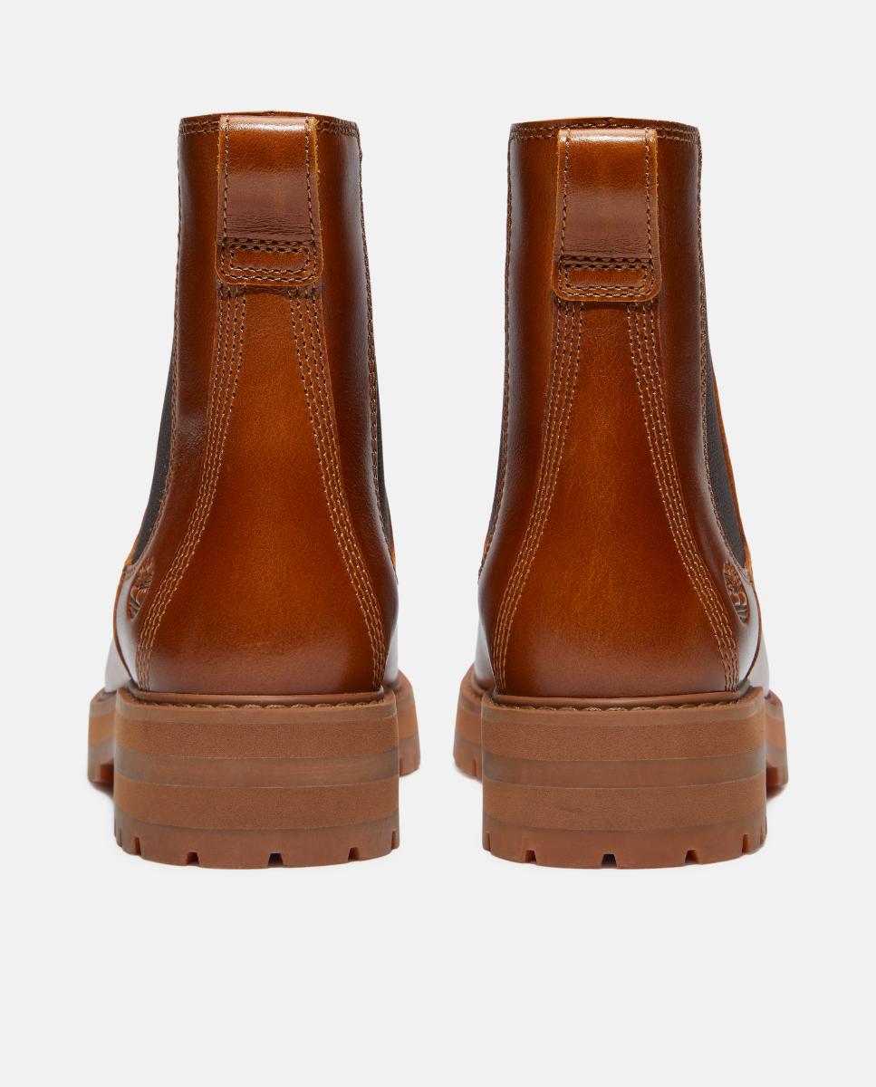 Botins Chelsea em Pele Britton Drive Castanho-5