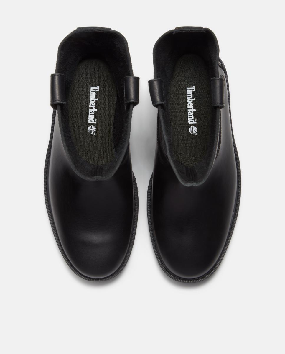 Botas de Meio Cano Britton Drive Tipo Pull-On sem Atacadores Preto-2