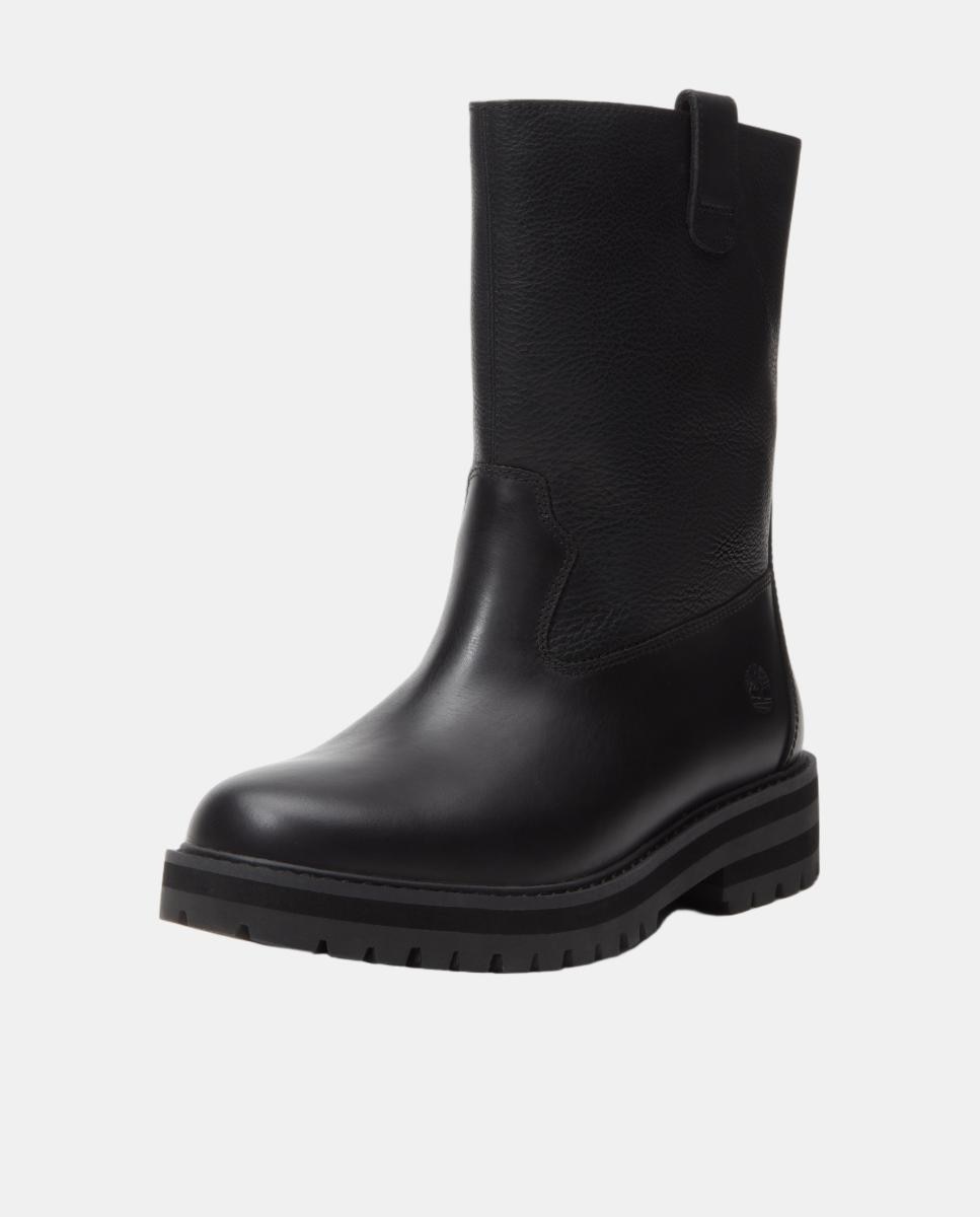 Botas de Meio Cano Britton Drive Tipo Pull-On sem Atacadores Preto-8