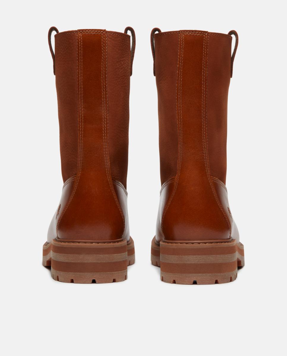 Botas de Meio Cano Britton Drive Tipo Pull-On sem Atacadores Castanho-5