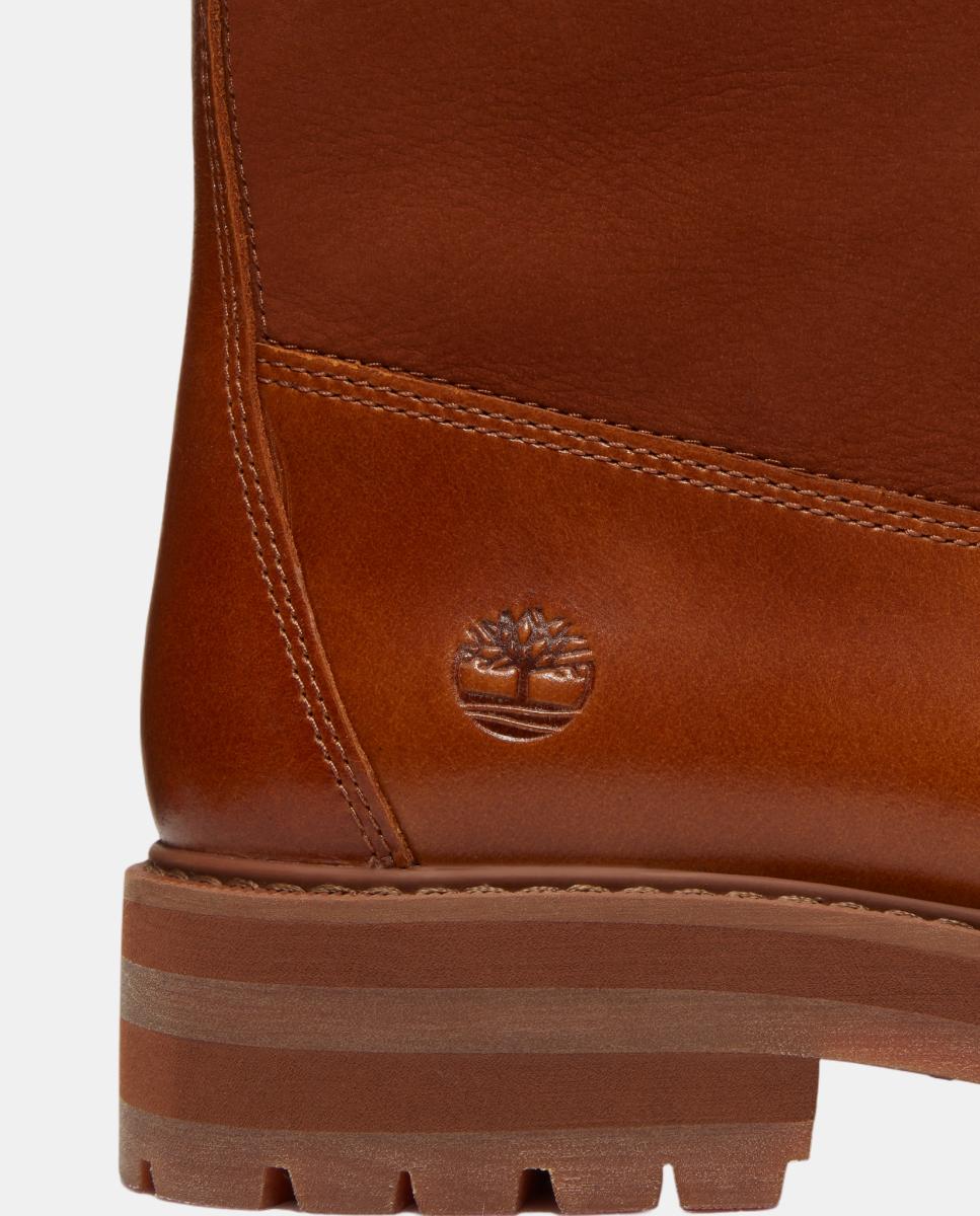 Botas de Meio Cano Britton Drive Tipo Pull-On sem Atacadores Castanho-7