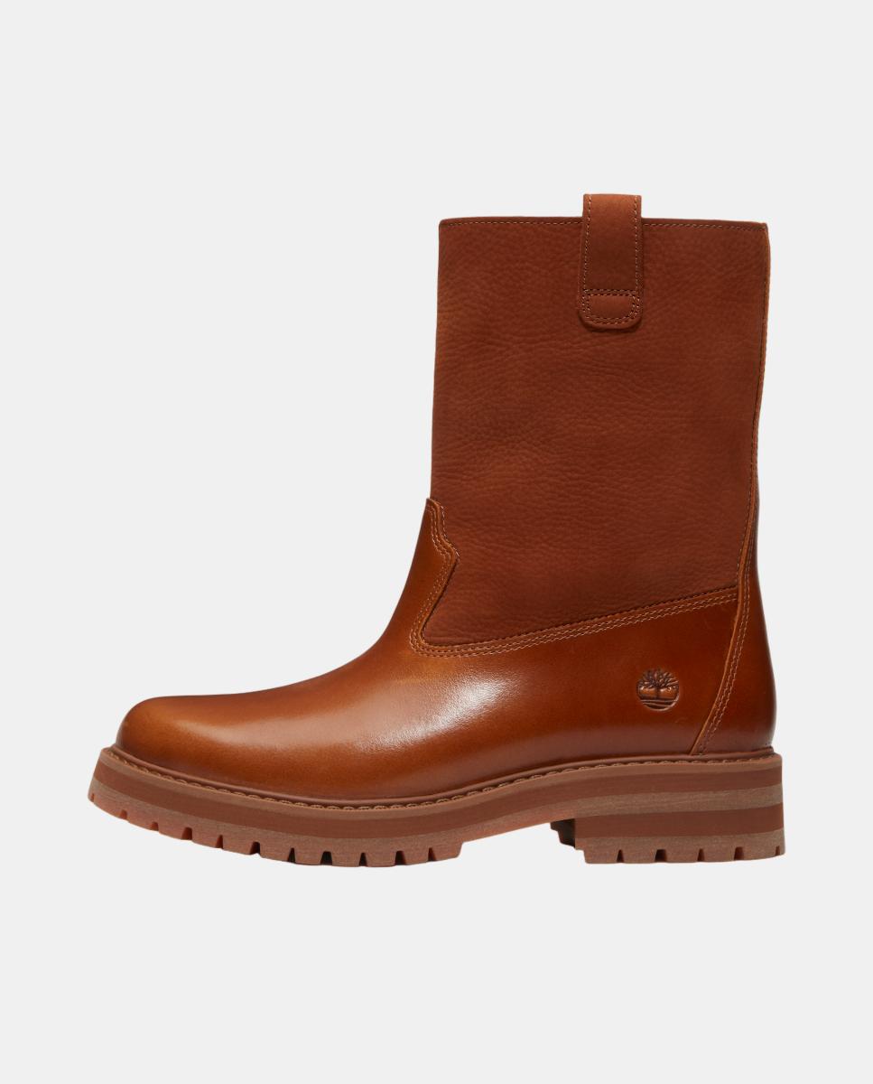 Botas de Meio Cano Britton Drive Tipo Pull-On sem Atacadores Castanho-8