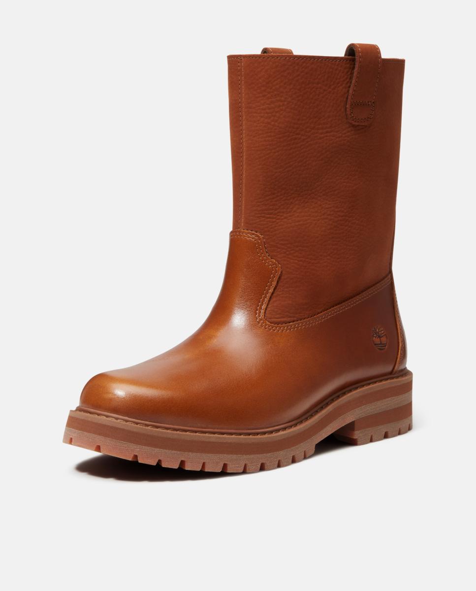 Botas de Meio Cano Britton Drive Tipo Pull-On sem Atacadores Castanho-9