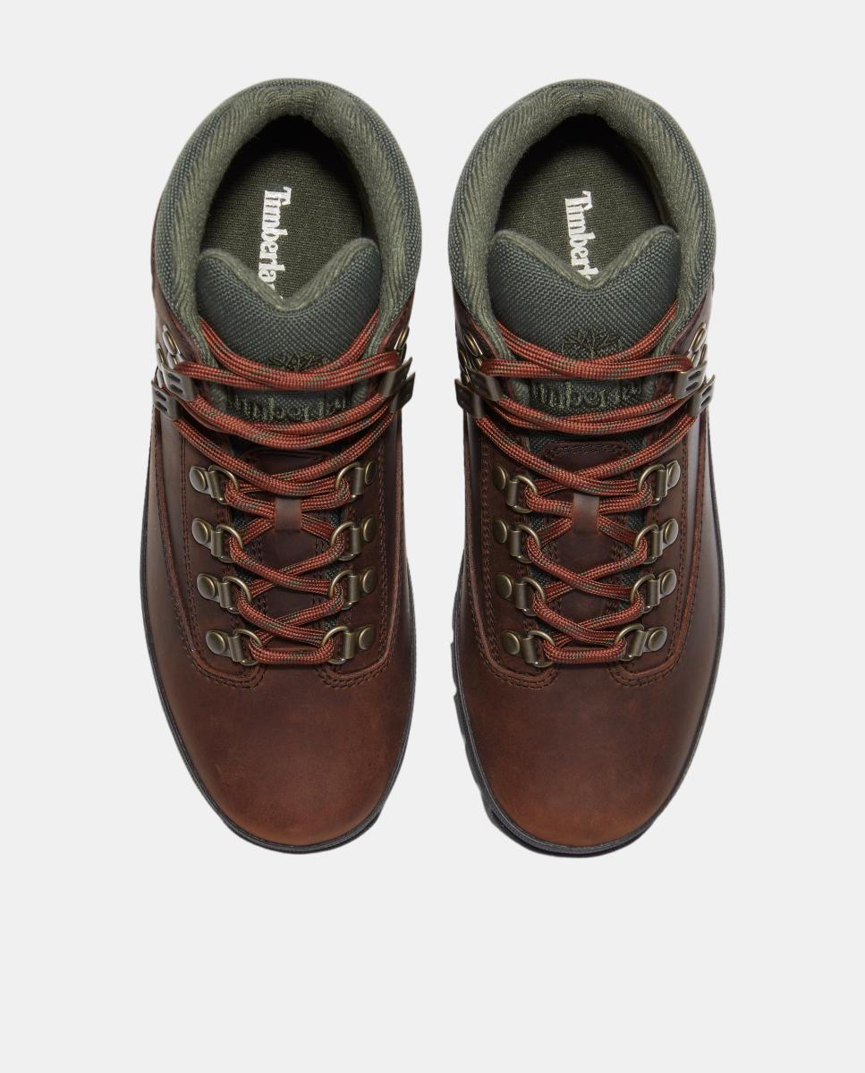 Botas em Pele Euro Hiker Castanho-escuro-2