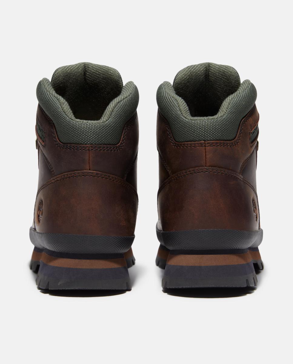Botas em Pele Euro Hiker Castanho-escuro-4