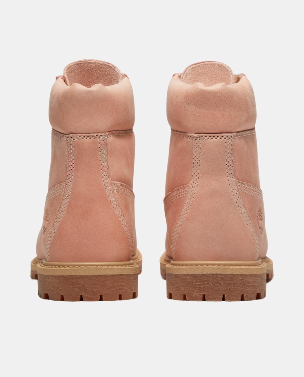 Botas 6-Inch Premium em Pele e Impermeáveis Rosa-claro-5