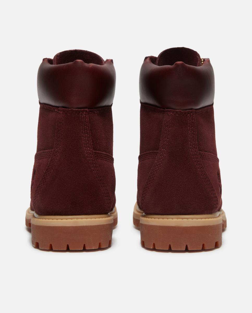 Imagen 5 de Botas 6-inch timberland premium de piel e impermeables para mujer - Rojo Granate Rojo Granate