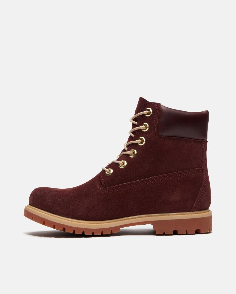Imagen 6 de Botas 6-inch timberland premium de piel e impermeables para mujer - Rojo Granate Rojo Granate