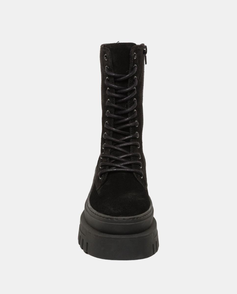 Bota biker coast mujer serraje cordones y plataforma track sole - Steve Madden - Negro mate Negro mate-3