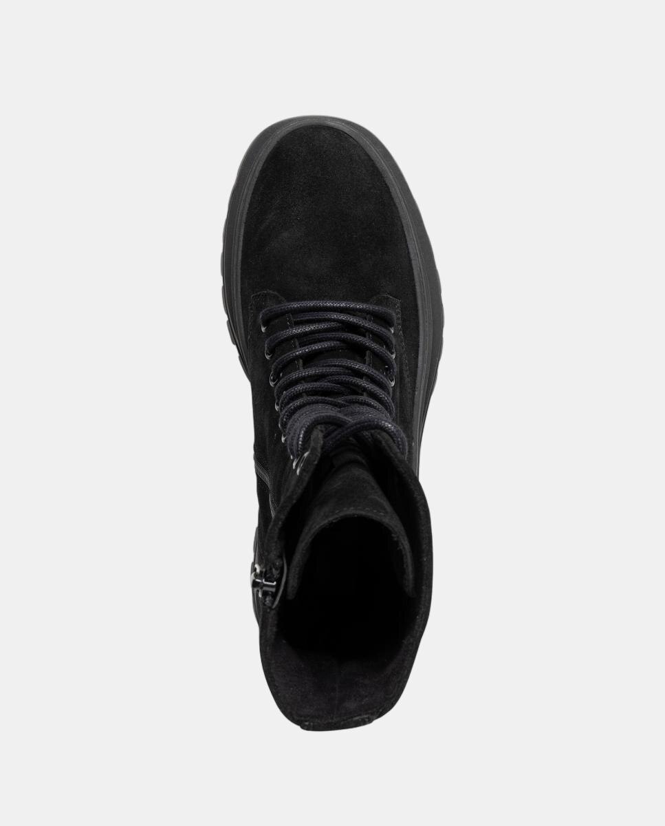Bota biker coast mujer serraje cordones y plataforma track sole - Steve Madden - Negro mate Negro mate-5