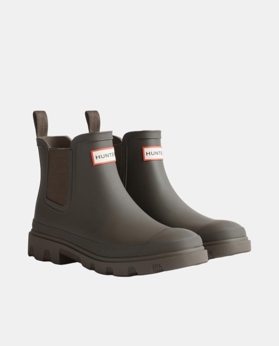 Botas Downpour Chelsea Castanho-2