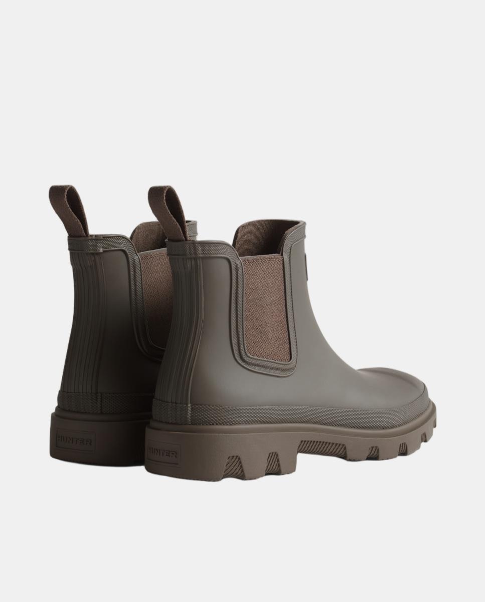 Botas Downpour Chelsea Castanho-3